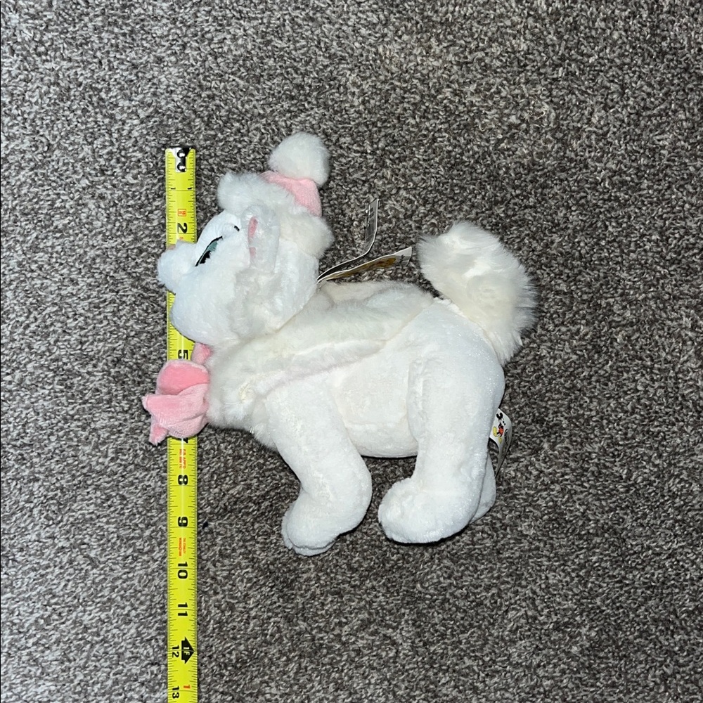 Vintage Disney Parks Aristocats Marie Christmas Plush Stuffed Animal New - Picture 10 of 10